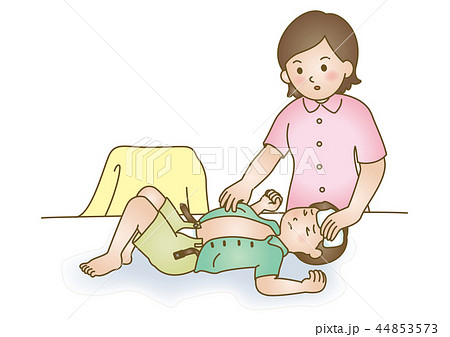 応急手当イラスト02 乳幼児の急病 ひきつけ 痙攣のイラスト素材 応急手当イラスト02 乳幼児の急病 ひきつけ 痙攣のイラスト素材