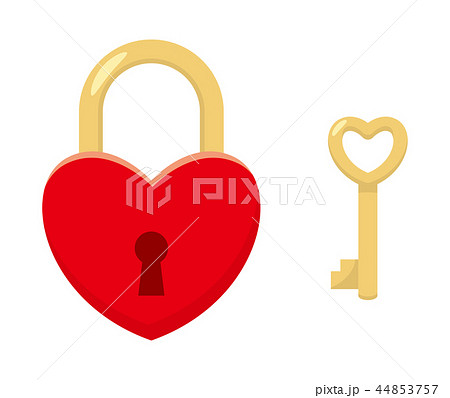 ハートの南京錠 ハートの南京錠 44853757