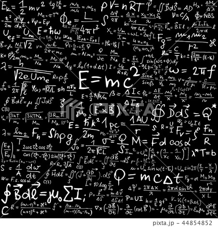 Physical Equations Stock Illustration