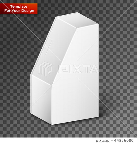 White Product Package Box Illustration Isolated On White Product Package Box Illustration Isolated On 44856080