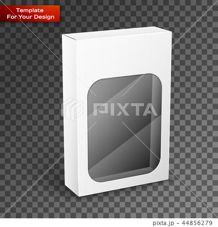 White Product Package Box Illustration Isolated On White Product Package Box Illustration Isolated On 44856279