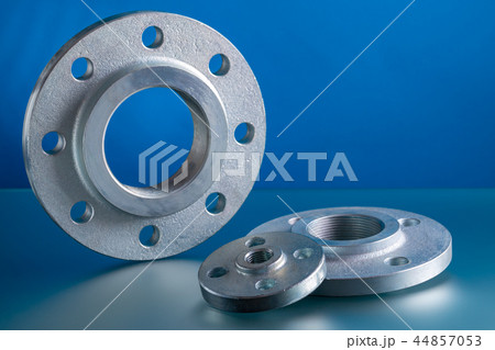Hubbed threaded flanges, steel welding fittings. 44857053