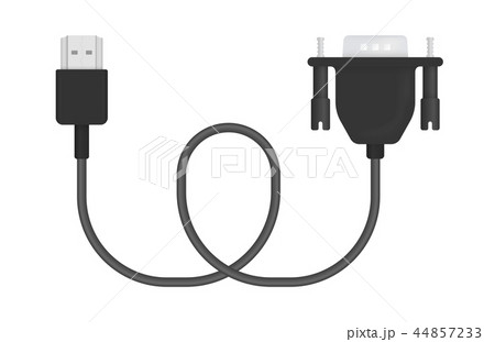 Vector Illustration of HDMI to VGA Vector Illustration of HDMI to VGA 44857233