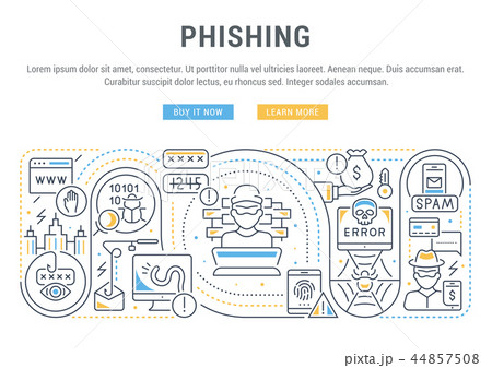 Linear Illustration of Phishing. Linear Illustration of Phishing. 44857508