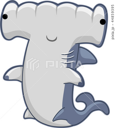 Hammerhead Shark Illustrationのイラスト素材