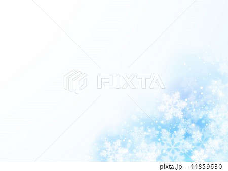 雪柄水色右下 44859630