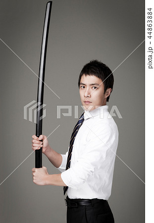 木刀 ビジネスマン 意欲 44863884