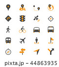 Navigation flat icons 44863935