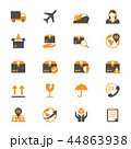 Logistics and shipping flat icons 44863938
