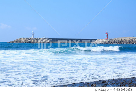 済州島 灯台 海 44864638
