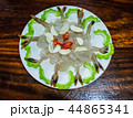 Shrimp in fish sauce with gour on hardwood table Shrimp in fish sauce with gour on hardwood table 44865341