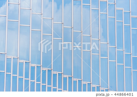 blue glass, building, skyscrapers, perspective 44866401