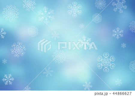 Christmas abstract winter snowflakes background  44866627