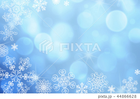 Christmas abstract winter snowflakes background  44866628
