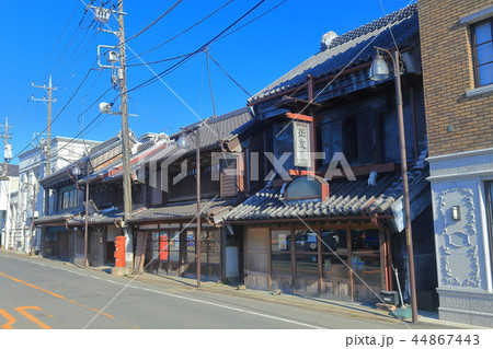晴天下の佐原の町並み 晴天下の佐原の町並み 44867443
