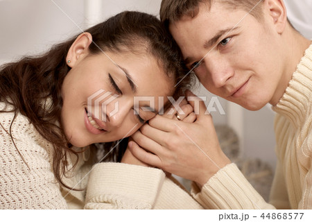 romantic couple portrait, love concept romantic couple portrait, love concept 44868577