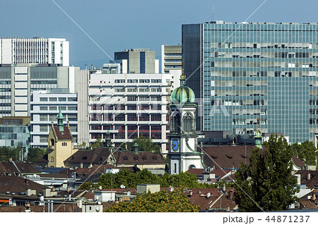 Aerial view of Basel architecture Aerial view of Basel architecture 44871237