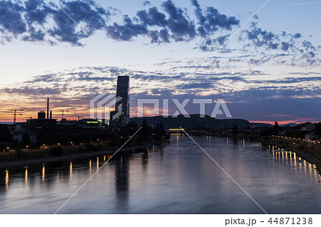 Basel architecture along Rhine River Basel architecture along Rhine River 44871238