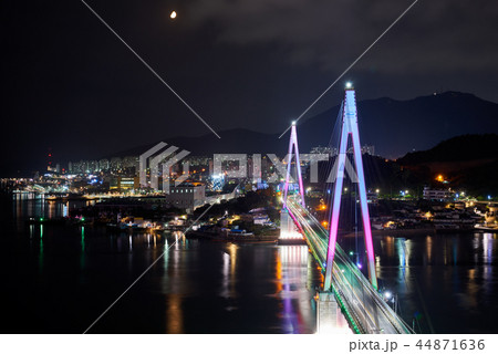 麗水市 突山大橋 夜景 44871636