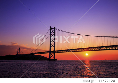 明石海峡大橋 淡路島 兵庫県 明石海峡大橋 淡路島 兵庫県 44872128