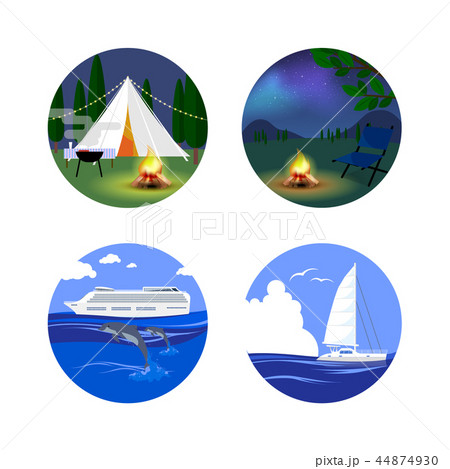 Summer Holiday Icon Set 44874930