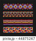Set of ethnic art brushes in African style. 44875267