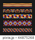 Set of ethnic art brushes in African style. 44875268