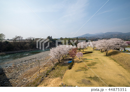 敷島マレットゴルフ場付近　あさだばし上流利根川　群馬県渋川市 44875351