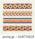 Set of ethnic art brushes in African style. 44875829