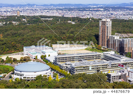 名古屋市千種区都市風景　千種スポーツセンター  愛知県立愛知総合工科高等学校 44876679