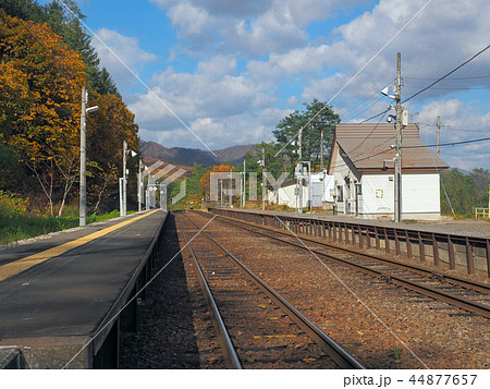 ホーム　函館本線　銀山駅 44877657
