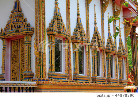 Doors and windows of temple, Phetchabun, Thailand  44878590