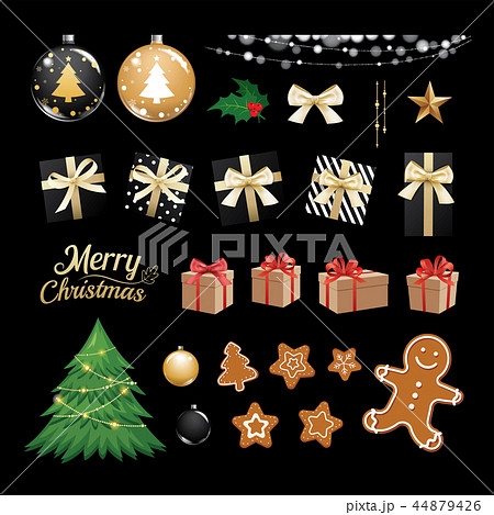 Christmas objects set gifts and decorative Christmas objects set gifts and decorative 44879426