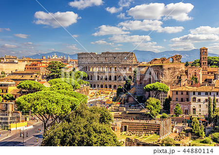 The Colosseum and Roman Forum from the Vittoriano, The Colosseum and Roman Forum from the Vittoriano, 44880114