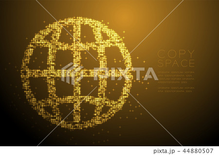 Abstract Shiny Bokeh star pattern Network icon 44880507