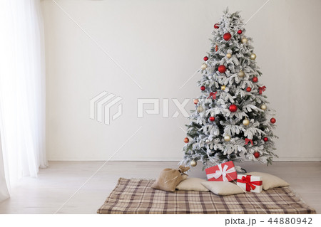 Christmas tree with gifts for the new year 44880942