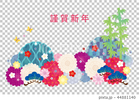 新年的卡片模板 44881140