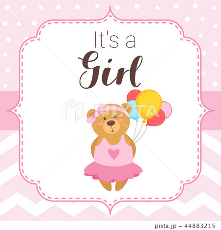 Baby shower invitation 44883215
