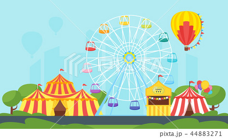 amusement park carnival for kids 44883271