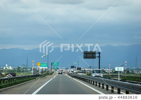 会津縦貫北道路の写真素材