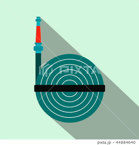 Fire hose winder roll reels flat icon 44884640