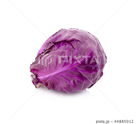 Purple cabbage isolated on white background 44885012