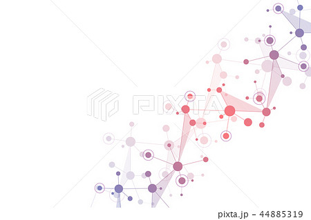 Molecular structure background and communication. Abstract background with molecule DNA and neural Molecular structure background and communication. Abstract background with molecule DNA and neural 44885319