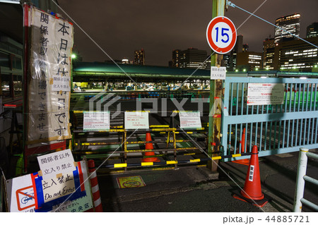 築地市場　閉場後 44885721