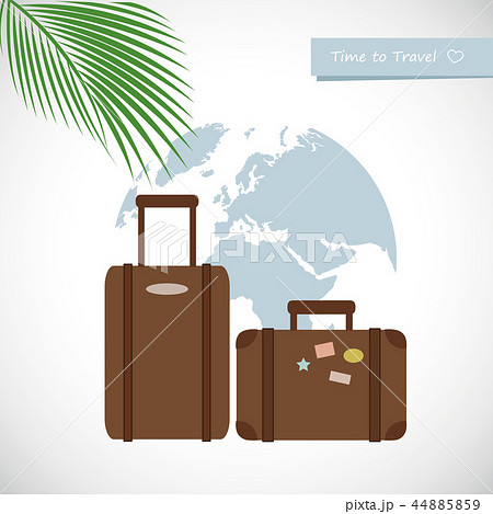 brown travel suitcase time to travel 44885859