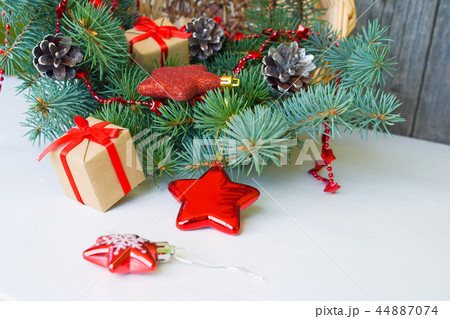 Merry Christmas and Happy new year. Background 44887074