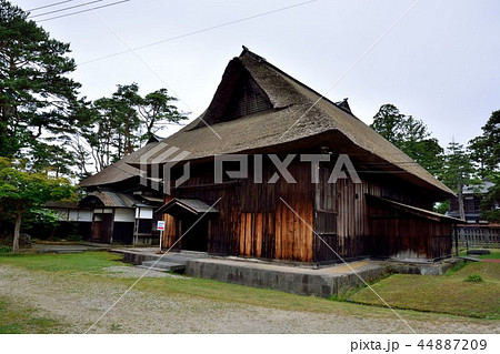 秋田県　大型農家建築　旧奈良家住宅 44887209