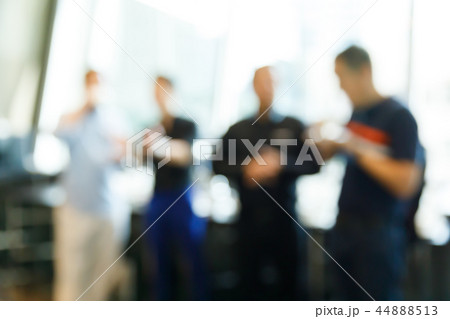 Blur people during coffee break time Blur people during coffee break time 44888513