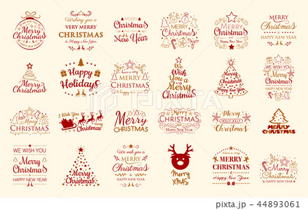 Concept of Christmas decorations. Vector. Concept of Christmas decorations. Vector. 44893061