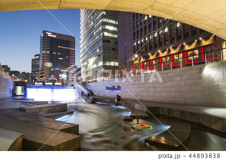 清渓川 照明 観光地 44893838